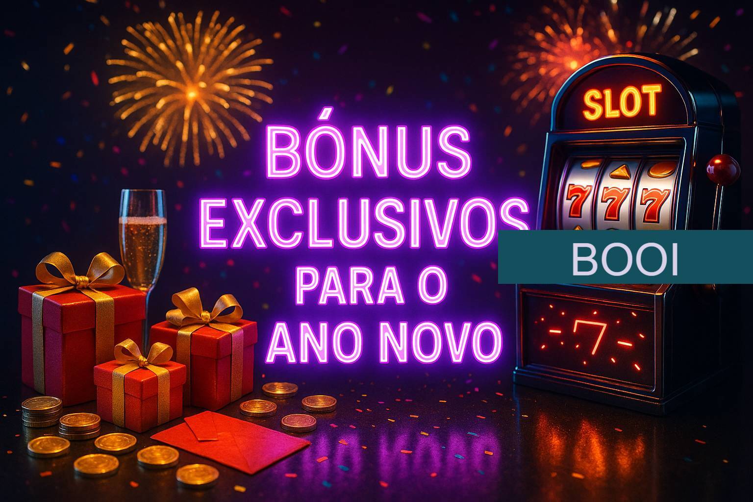 Promoções de Ano Novo no BOOI